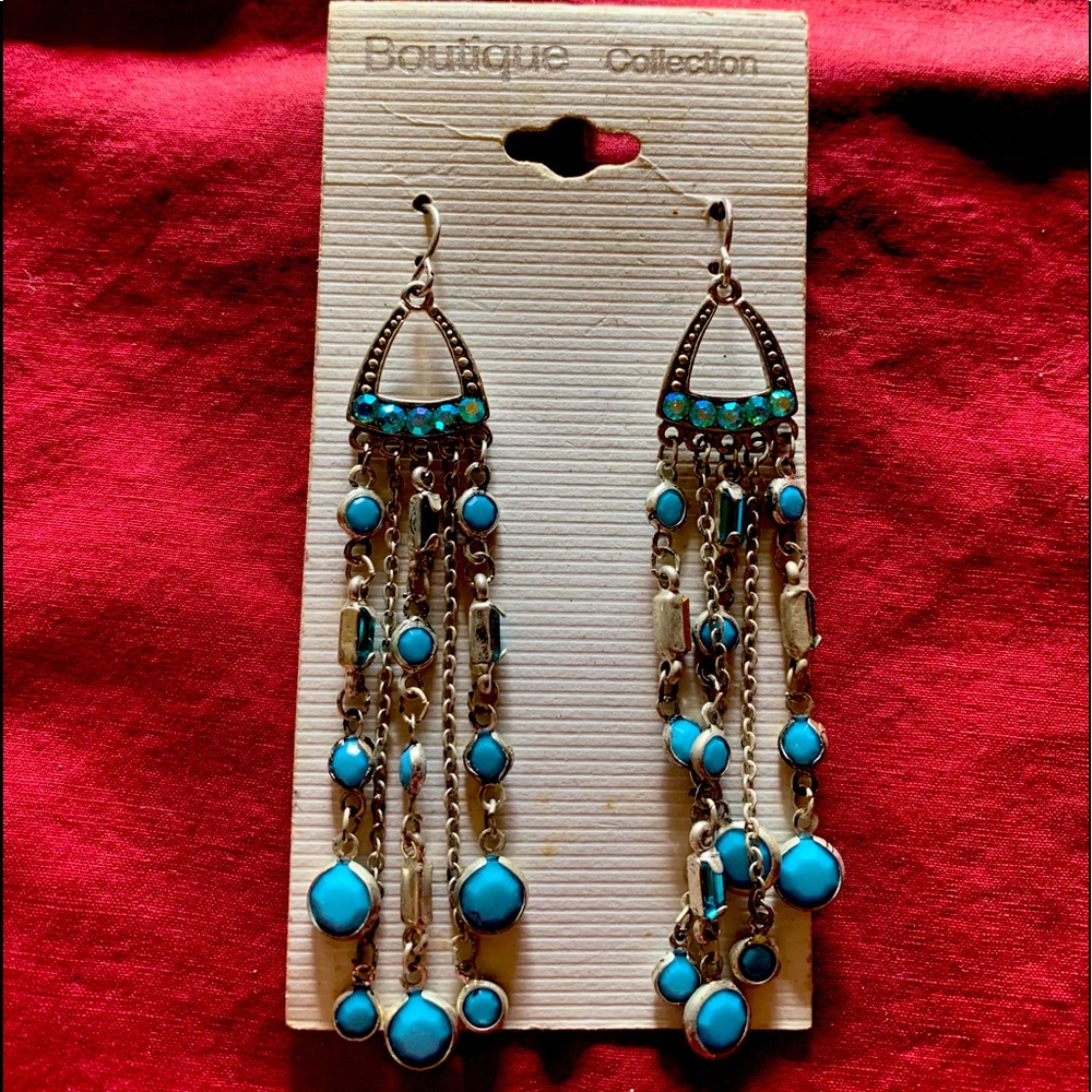 Boutique Collection earrings blue